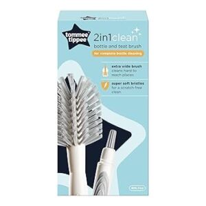 TOMMEE TIPPEE CLOSE TO NATURE BRUSH UNISEX& 2 in 1 clean bottle and teats