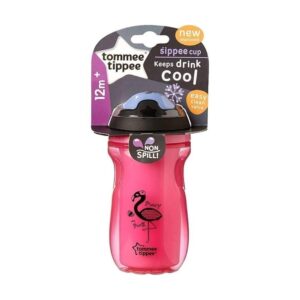 TOMMEE TIPPEE EXPLORE TRAINING STRAW CUP 260ML 12M PINK