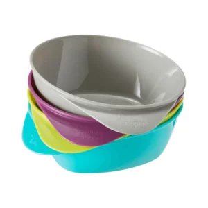 TOMMEE TIPPEE WEANING BOWLS 4 PACK 7MONTH