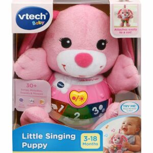 VTECH LITTLE SINGING PUPPY PINK
