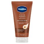 Vaseline Intensive Care Cocoa Hydrate moisturiser with ultra-hydrating lipids and shea butter Hand Cream for dry hands 75 ml