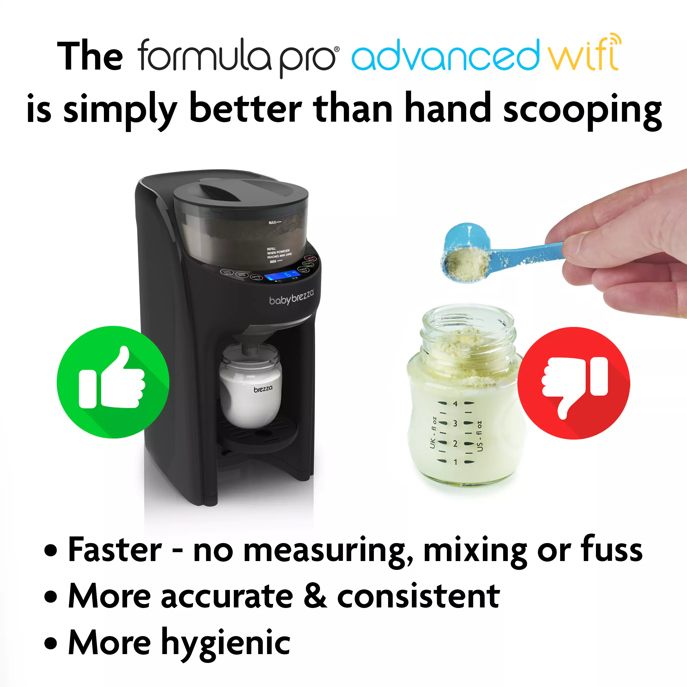 Baby Brezza Formula Pro Advanced WiFi Formula Dispenser - Image 7