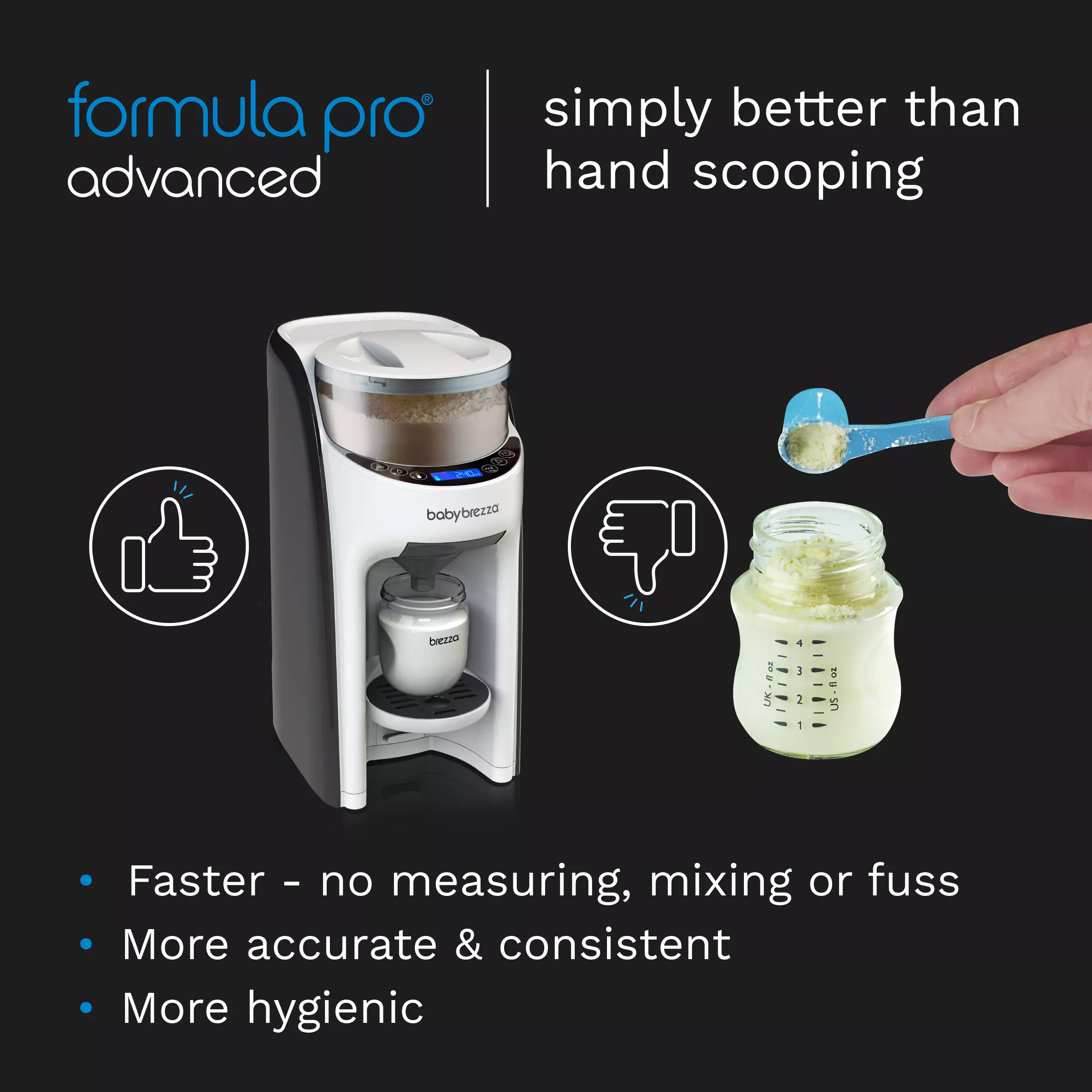 Baby Brezza New and Improved Formula Pro Advanced Formula Dispenser Machine - Image 6