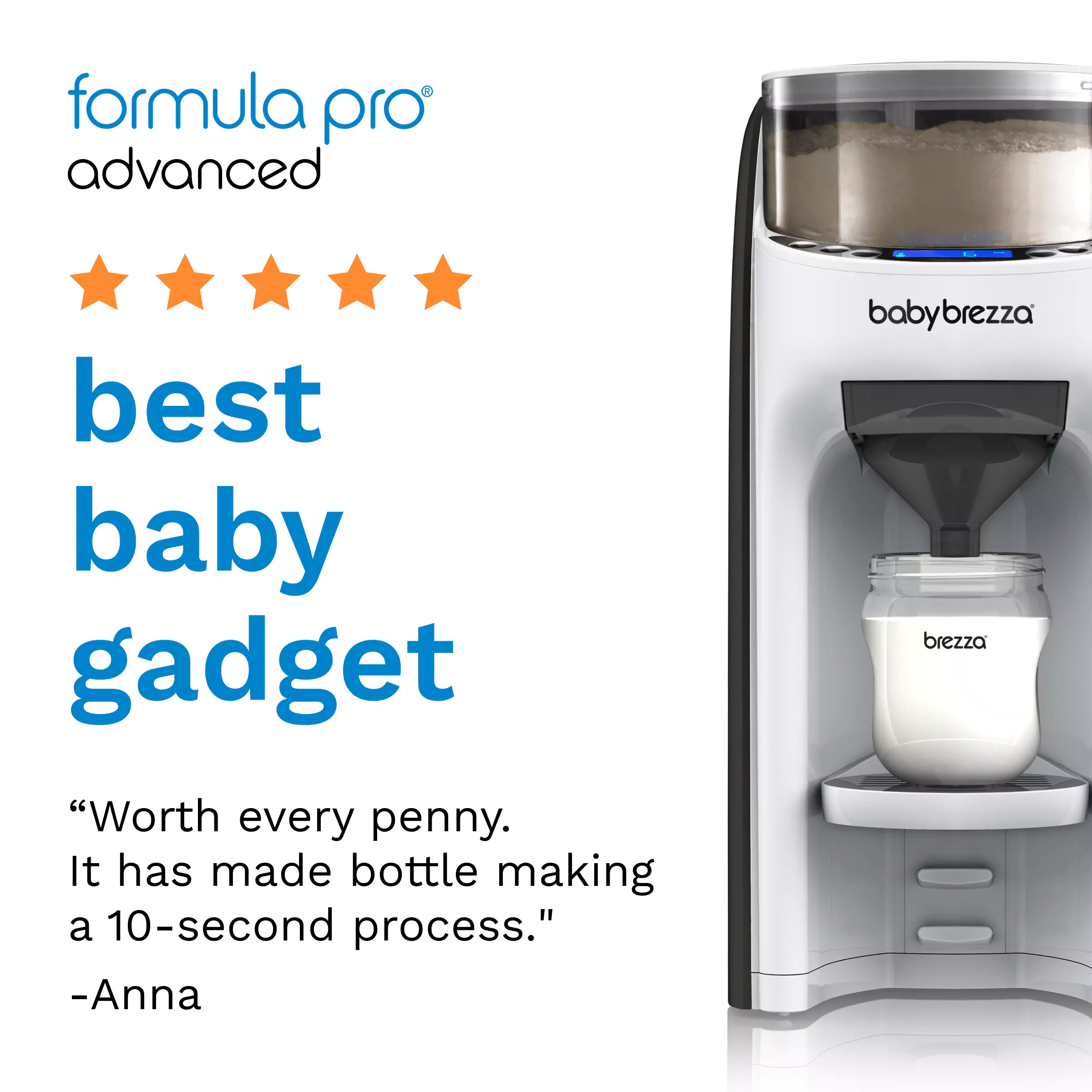 Baby Brezza New and Improved Formula Pro Advanced Formula Dispenser Machine - Image 5