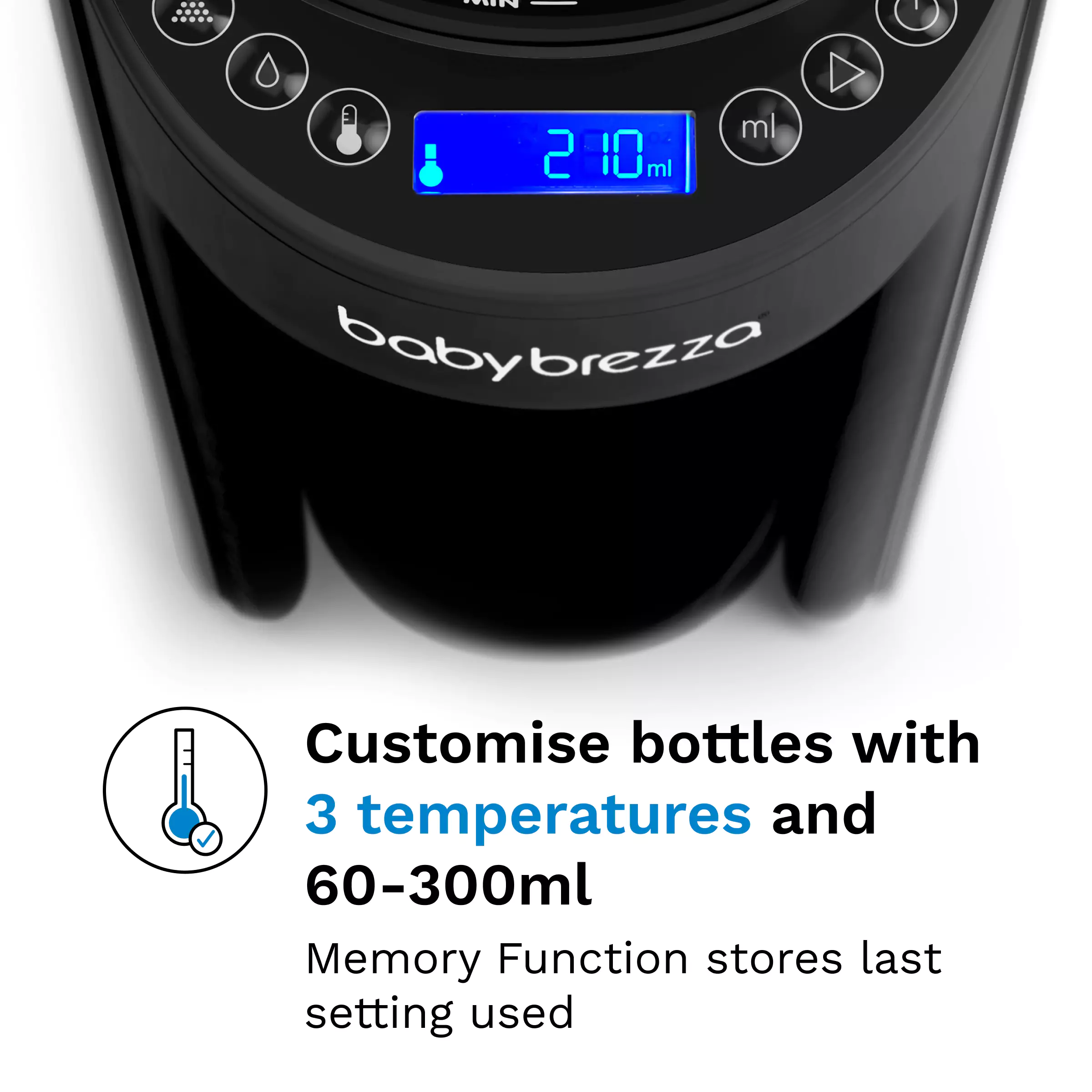 Baby Brezza New and Improved Formula Pro Advanced Formula Dispenser -Black - Image 9