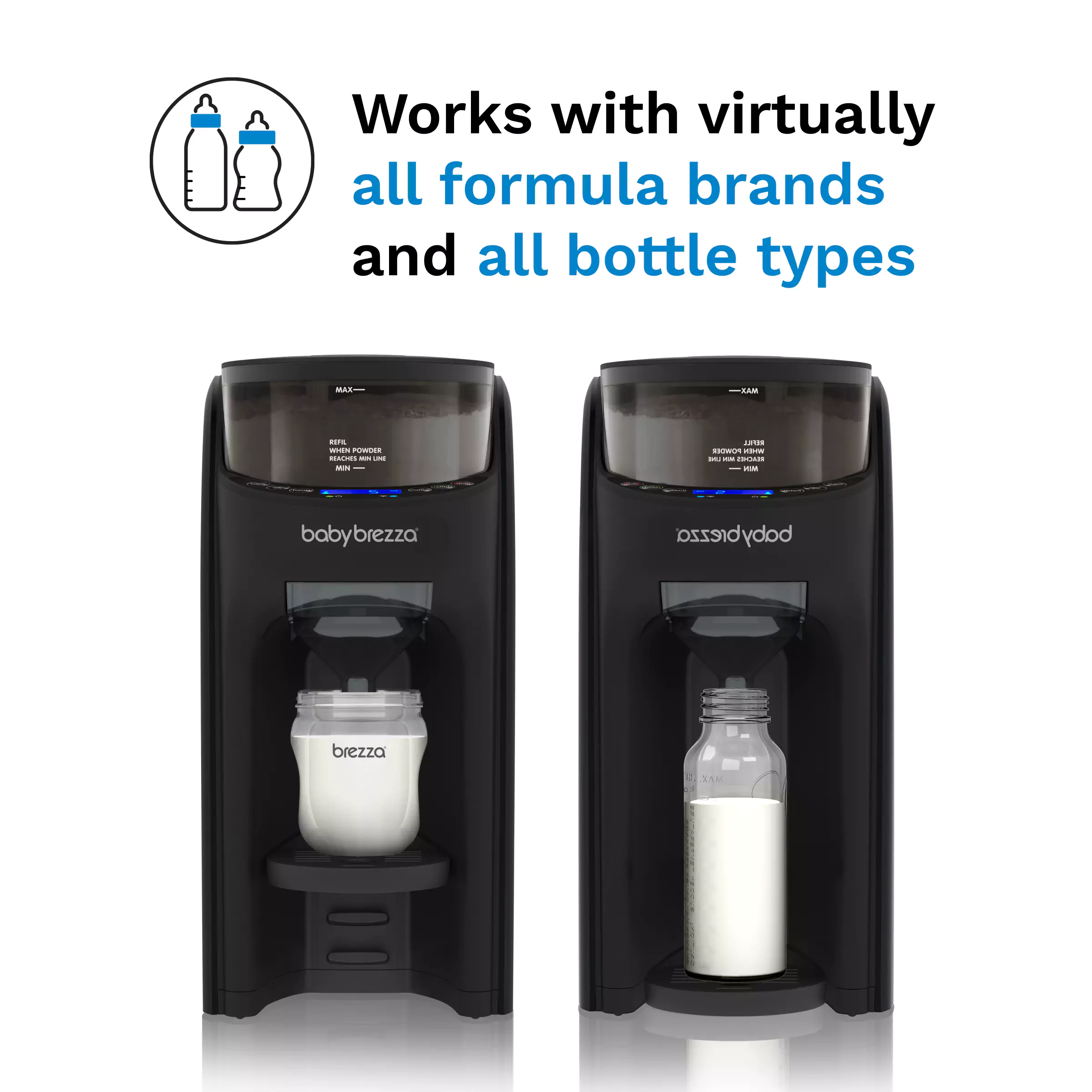 Baby Brezza New and Improved Formula Pro Advanced Formula Dispenser -Black - Image 8