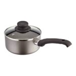 genuine image Judge Judge Everyday JDAY022 Non-Stick Saucepan, 16cm 1.2L with Vented Glass Lid and Stay Cool Handle, Aluminium, Teflon,