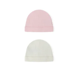 minot 2 Pack Ribbed Hat nb