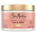 shea moisture COCONUT & HIBISCUS CURL & SHINE HAIR MASQUE 340ml